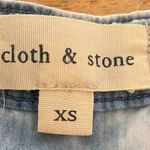 Cloth & Stone Anthropologie  Women’s‎ XS  Denim Look High/Low Sleeveless Top Photo 4