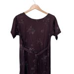 Vintage Blue Skies of Florida Brown Floral Dress Sz M Size M Photo 5