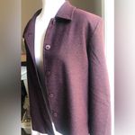 Briggs New York Vintage Briggs Jacket Coat Women’s Size Large Deep Plum Photo 2
