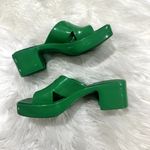Jeffrey Campbell  Kelly Green Bubblegum Platform Sandal Sz 9 Photo 8