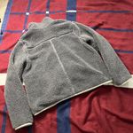 L.L.Bean Sherpa fleece jacket Lead grey warm cozy winter colorblock NWT Gray Size L Photo 5