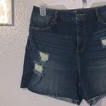 Sofia Jeans by Sofia Vergara Distressed Cut soft Shorts Blue Denim Size 12 Photo 1