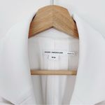 Good American  Luxe Suiting Boyfriend Blazer Ivory White Photo 4