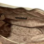 Franco Sarto  Beige Textured Hobo Shoulder Bag w/‎ Front Zip Pocket Metal Logo Photo 12