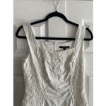 David Meister  Womens 4 White Dress Lace Etherial Photo 2