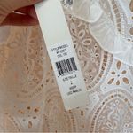 Monique Lhuillier BHLDN  White Lace‎ Mini Dress 2 NWT Photo 5