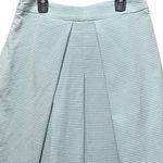 Sportmax NWOT Light Blue Embroidered Dash Pleated Circle Skirt Size 4 Photo 8
