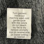 Ny Collection 2X-Large Sweater Cowl Neck Face Covering 3/4 Sleeve Black Marled Photo 10