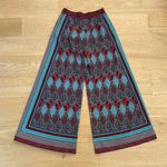 Alice + Olivia Palazzo Pants Kenley Size 10 Black Red Blue Photo 4