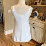 Mossimo Supply Co White Flowy Knit Tank Photo 2
