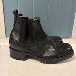Capa de Ozono Black WoMen's Chelsea Boots Shoe Size 9 Booties Steel Toe Photo 0