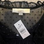 Loft Velvet Dot Mixed Media Sweater Dress Women’s Size XS NWT Holiday Christmas Photo 4