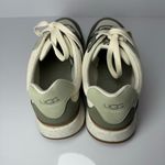 UGG  Retrainer Leather Sneaker Green & Cream Women’s Size 8 EUC Style 1136855 Photo 3