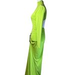 SILVIA TCHERASSI Lena Dress in Lime Medium New Womens Long Maxi Gown Green Photo 6