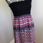 Roxy multi color tube top maxi dress size medium Photo 2