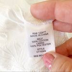 Nsr White Eyelet Peplum Top Photo 8