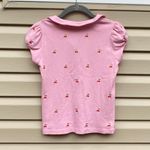 Cherry Print Polo Shirt Pink Photo 2