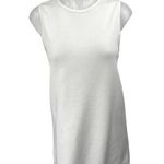 ZARA White Sleeveless Crew Neck Cami Camisole Tank Mini Shift Dress Size S Photo 0