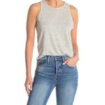 frame denim Frame Striped Linen Ringer Tank Top - Sz L - NWOT Photo 1