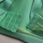 Lululemon  Energy Sports Bra High Support Size 36DD Green Strappy Sweat Wicking Photo 11
