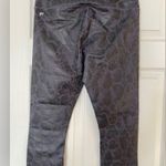 Fabletics Salar Printed Powerhold Crop in a Snake Black and Purple NWT Photo 6