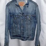 Levi's  Denim Standard Trucker Jacket '09 Med Mens Blue Jean Western 70507 Hipster Photo 0