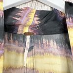 Free People  Tank Blouse Women’s Size Medium Tie Dye Surplice Draped Wrap Silky Photo 4