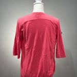 Gap SALE! Coral Pink Factory Roll Sleeve Cardigan Size M EUC Photo 1