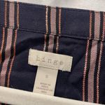 Hinge NWOT Macy’s Navy and Copper Blouse Photo 3