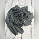 Max Studio  gray square blanket scarf new Photo 1