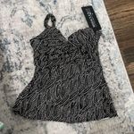 MiracleSuit Women's Black Plunge Bra-Size Underwire Tankini Top - 34DD - Black Photo 3