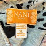 Nani Hawaii Size XL Hawaiian Shirt Button Up Tropical Leaf Boxy Fit Made In USA Photo 2