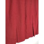 Saks 5th Avenue Saks Fifth Avenue Skirt Size 6 VTG Folio Collection Wool Women's Pleated Red Photo 4