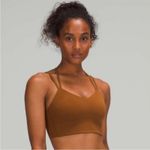 Lululemon  Like a Cloud Longline Bra *Light Support, B/C Cup in bronze brown 4 Photo 1