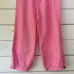Anthropologie Pink Bubble Pants Cropped Wide Leg Tapered XS Photo 3