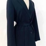 Good American  structured trench blazer with waist tie Photo 2
