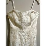 J.Crew Collection Lace Dress Strapless w/Boning White Ivory Above Knee sz. 10 Photo 4