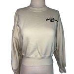 Amiri Spirit Crewneck Sweatshirt in Alabaster Small Womens Pullover Black Photo 4