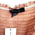 American Eagle  size small New with Tags pink long sleeve crop babydoll top shirt Photo 3