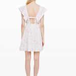 Club Monaco  Portiana Pattern Dress Striped Floral Photo 1