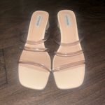 Steve Madden  Women's Heeled Sandal Clear Straps Size 7.5 Photo 1