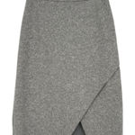 Classiques Entier Straight Wool Blend Tulip Hem Skirt Size 10 Photo 0