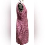 Talbots crocheted lace sheath dress. Sleeveless. Pink. Size 14P Photo 4