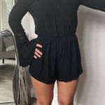 Hollister Classic Bell Sleeve V-Neck Laser Cut-Out Romper Size Small Photo 7