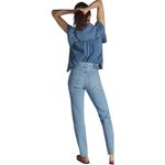 New AMO The Low Down Mid RiseDistressed Exhale Med Wash Straight Jeans 26 $299 Blue Photo 3
