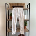 Hudson Jeans Hudson Mid-Rise Harkin Super Skinny White Cropped Jeans, 25 Photo 2