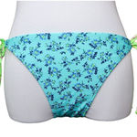 No Boundaries ‎ Juniors Daisy Blue String Bikini Swim Bottom Large (11-13) Beach Photo 0