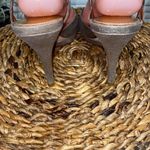 Gianni Bini Women’s Gold  T-strap sandals gem embellished heels pumps platforms 8 Photo 6