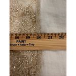 Vintage Sheer Glass Beaded Open Front Special Occasion Cardigan Sweater Small Photo 6