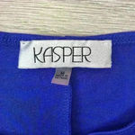 Kasper  Blue/Purple Sleeveless Midi Dress Size M Photo 5